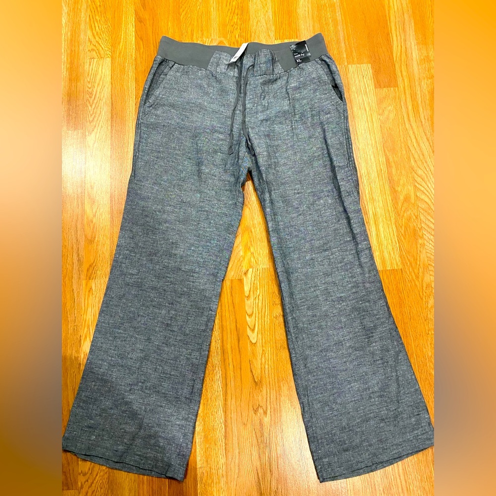 NY&C wide leg linen pants